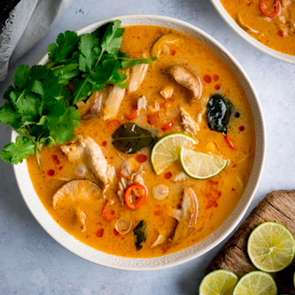 TOM KHA GAI CHICKEN PRAWN